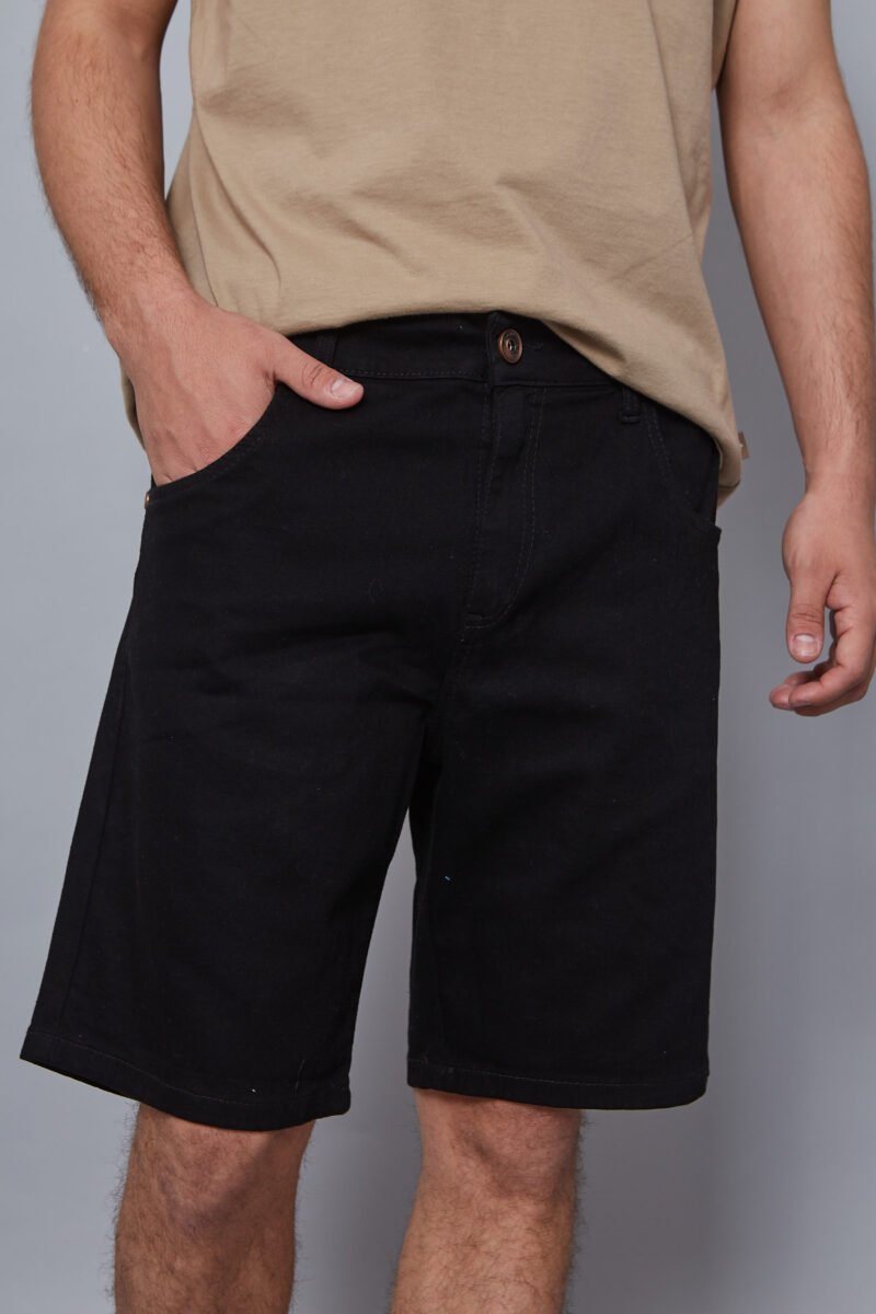 Bermuda Denim Oversize Black 4813